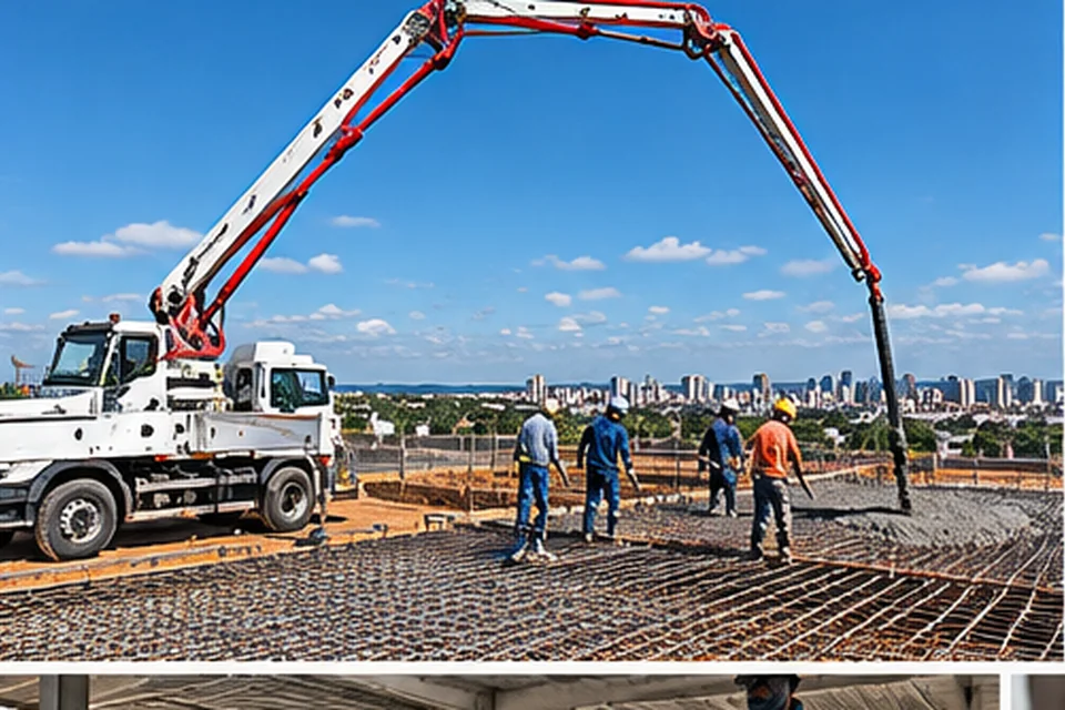 Bombeamento de concreto em Brasília